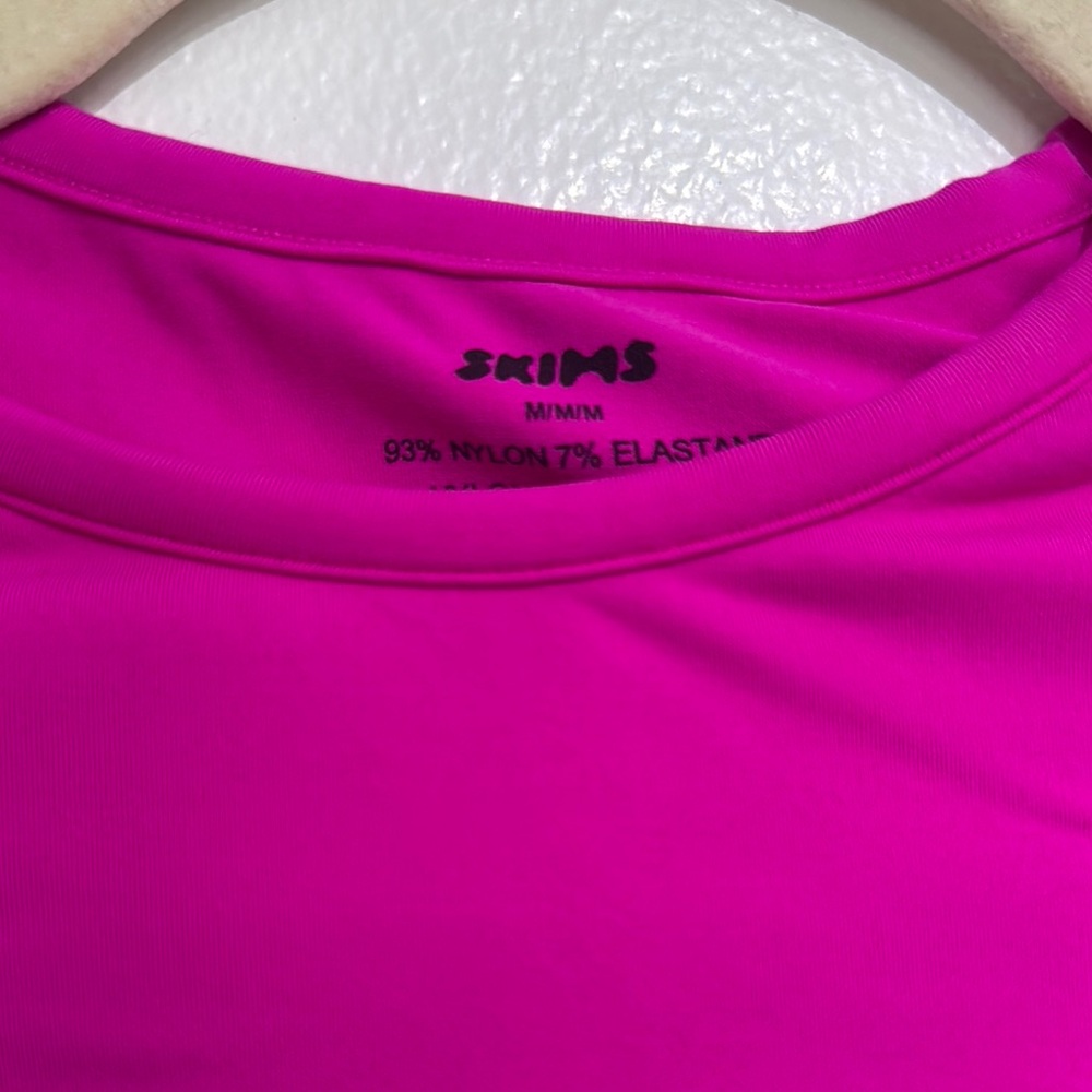 Skims Bright Pink Top